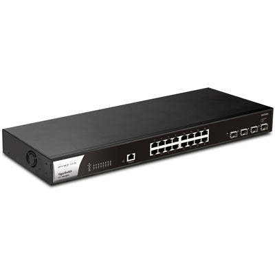 DrayTek Q2200x 16-Port 2.5GbE Managed Switch 10G SFP+ Uplinks DrayTek Q2200x 16-Port 2.5GbE Managed Switch 10G SFP+ Uplinks